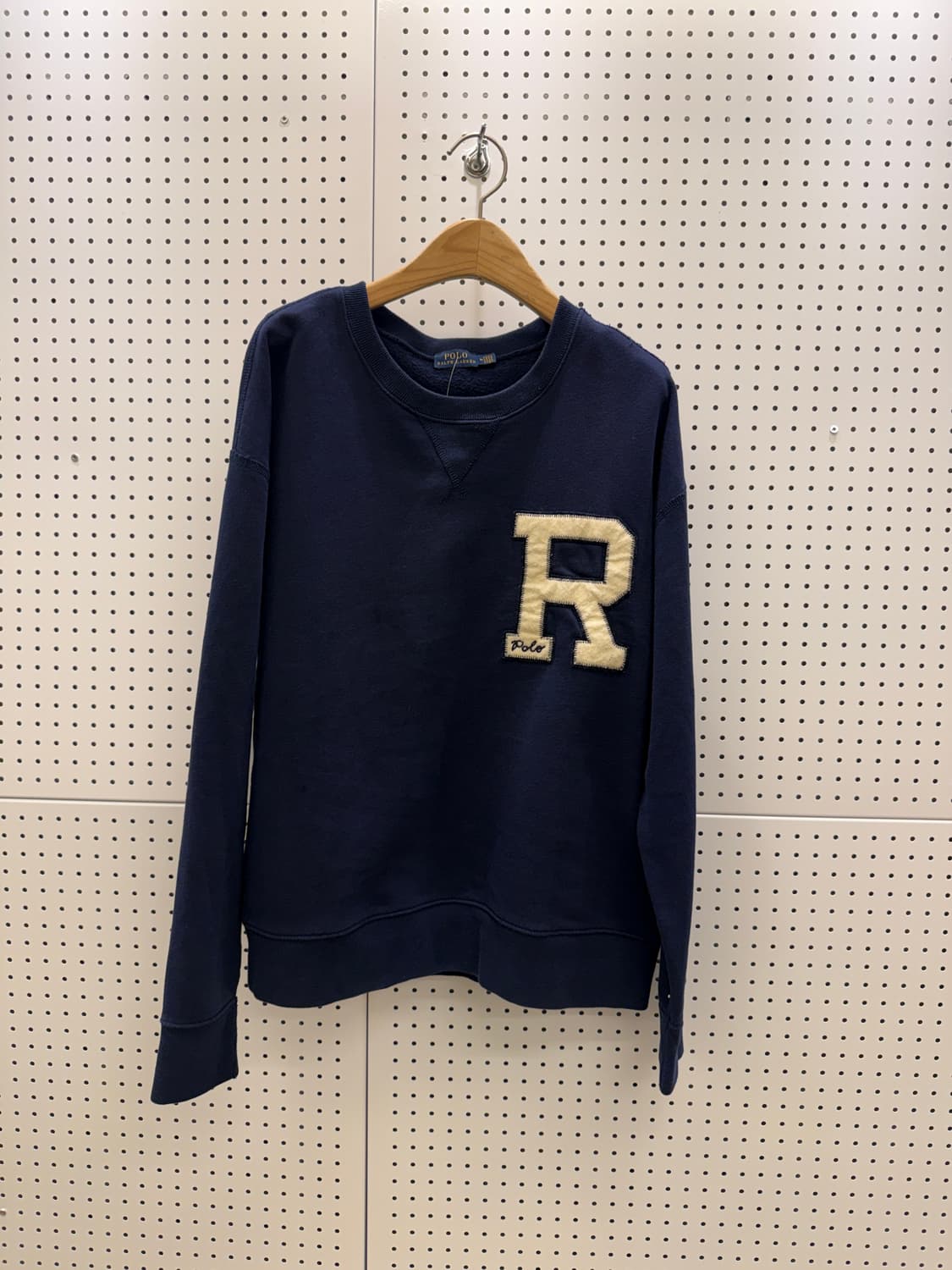 폴로 랄프로렌 R로고 네이비 맨투맨 U1676 상품이미지2