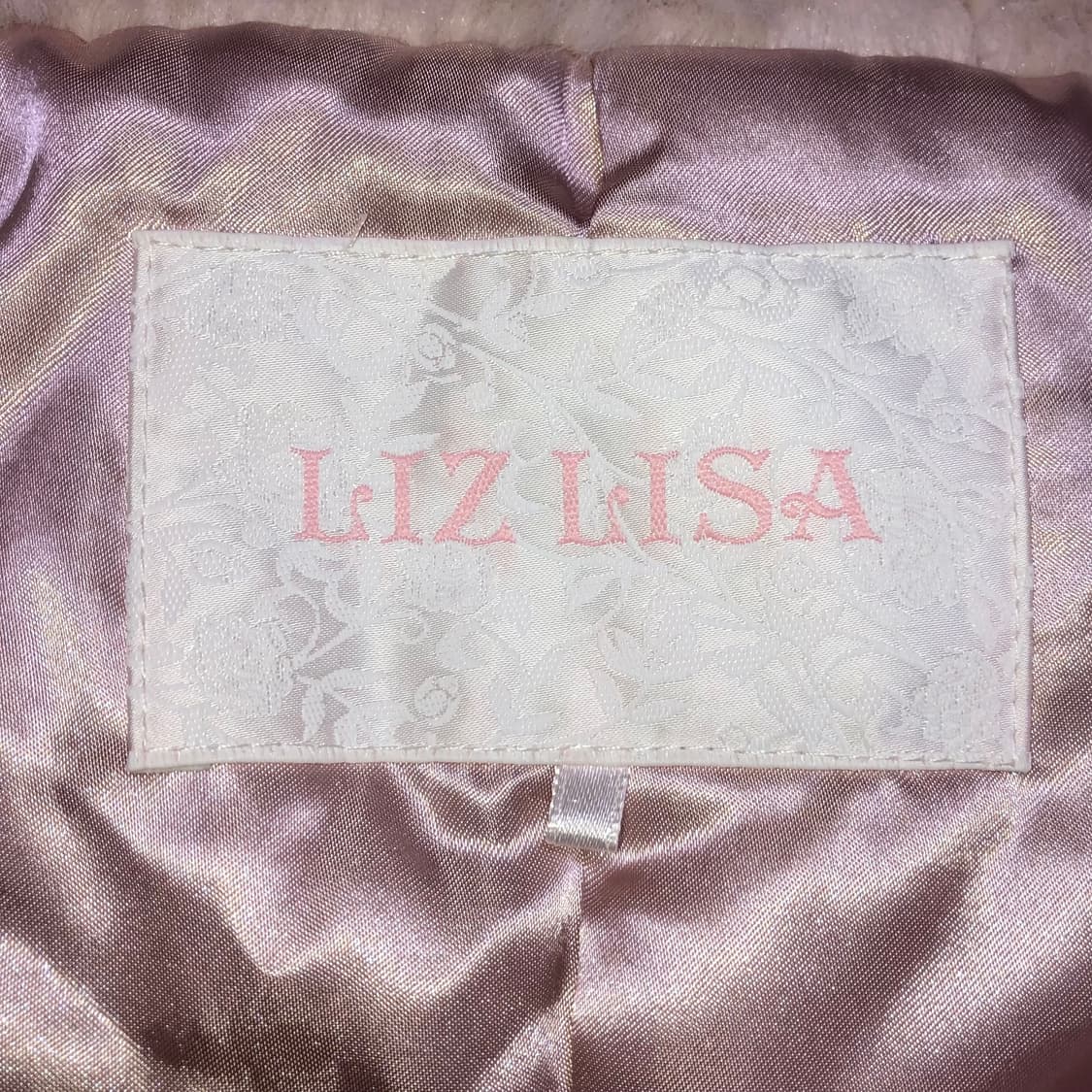 대대장 리즈리사 아방핏 히메갸루 베이비핑크 리본 퍼 패딩 러블리 핀터 상품이미지3