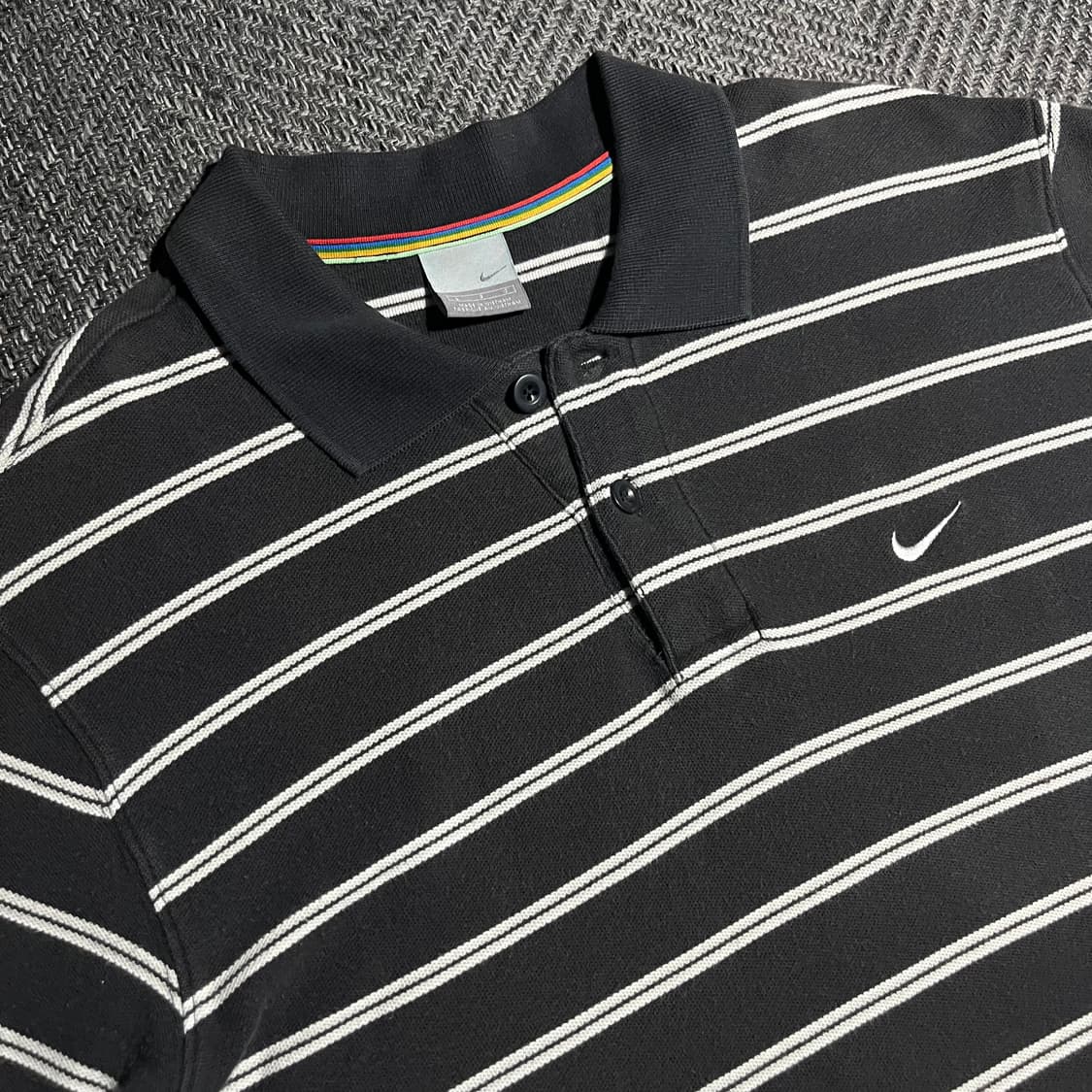 [L] NIKE 나이키 스트라이프 카라티 상품이미지3