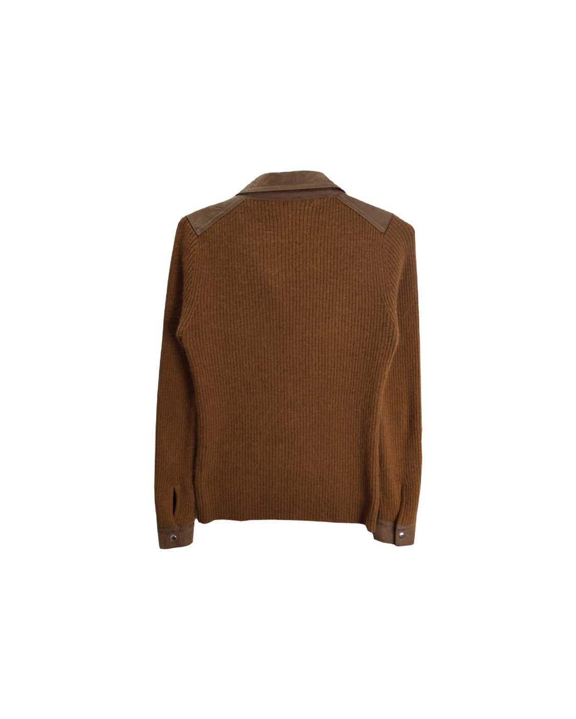 Jpn Brown Wool Knit Shirts 상품이미지3