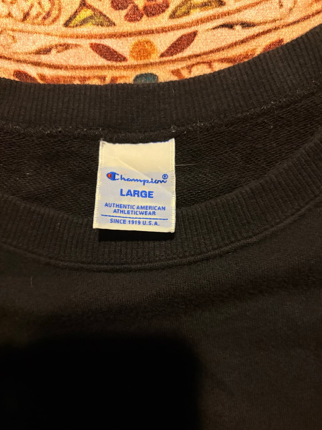 U.S.A Champion black sweatshirt  상품이미지4