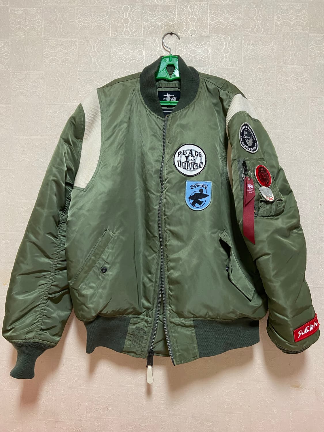 스투시 25주년 ma-1 팝니다. 상품이미지1