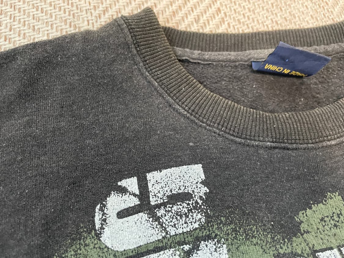 터키데어 피지컬 타이포그래피 프린트 스웻셔츠 J03619 상품이미지5