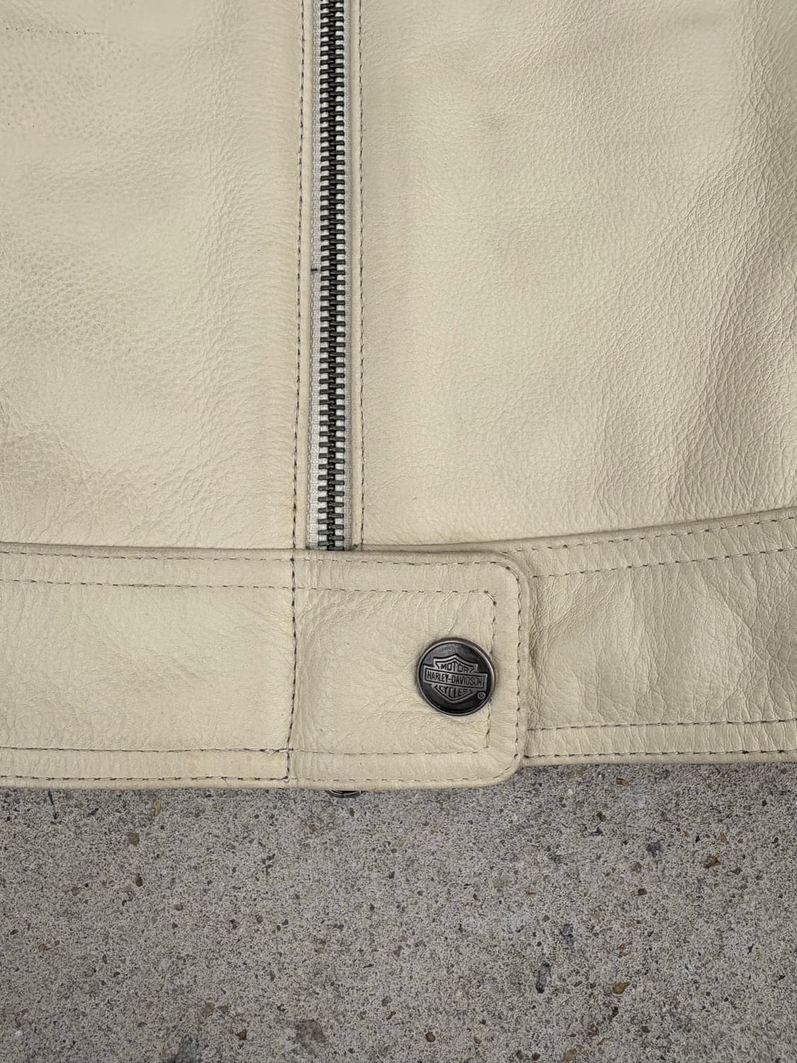 90s 할리데이비슨 싱글 라이더 가죽자켓 M 상품이미지4