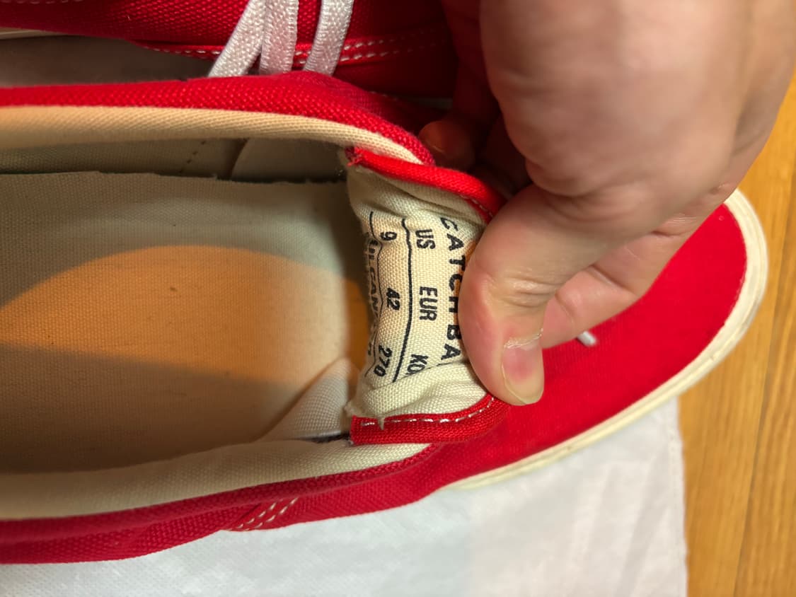 캐치볼 스니커스 레드 270 상품이미지6