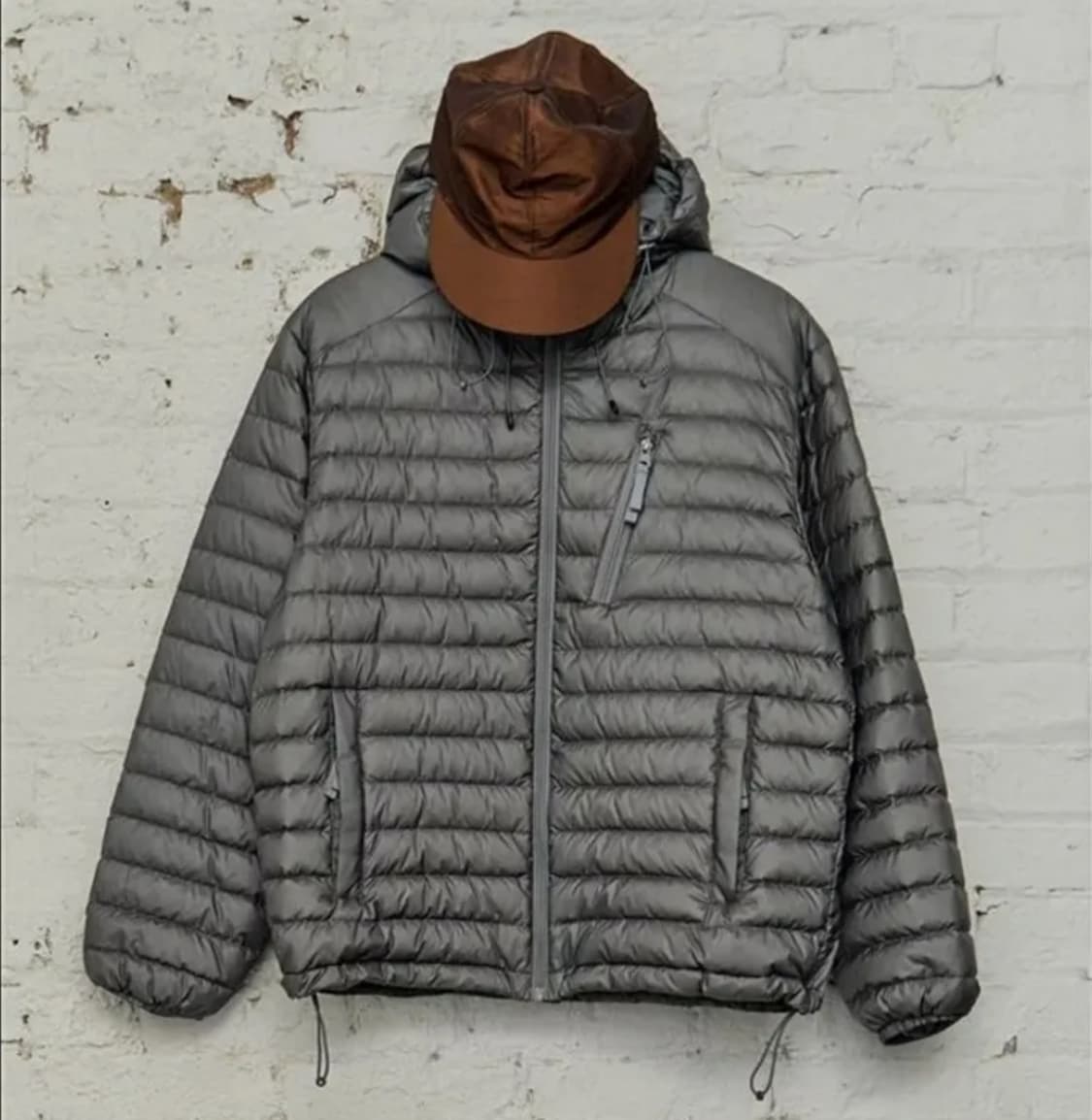 L 새제품) HIS 히스 헤지스 경량 구스 다운 그레이 체감 XL 105 상품이미지3