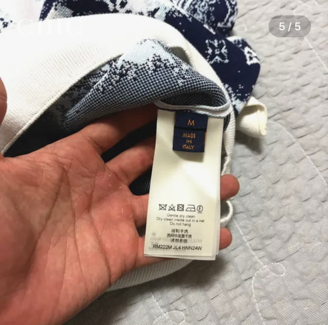 [루이비통 모노그램 반다나 니트] 상품이미지5