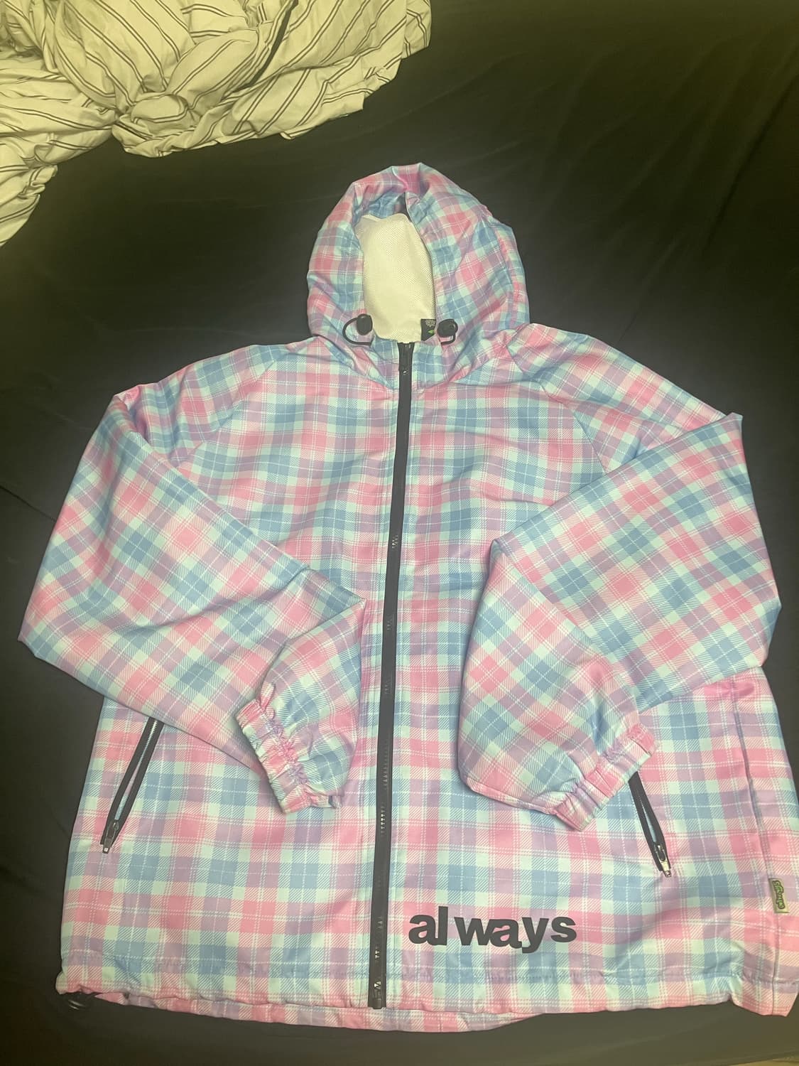 체크바람막이 상품이미지1