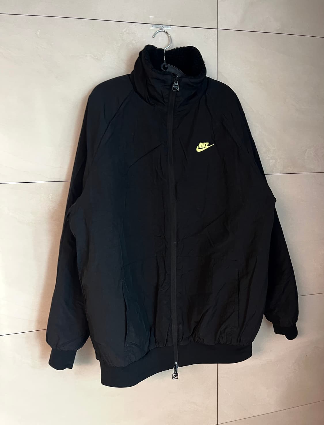 나이키 빅 스우시 리버시블 자켓 블랙 볼트 상품이미지8