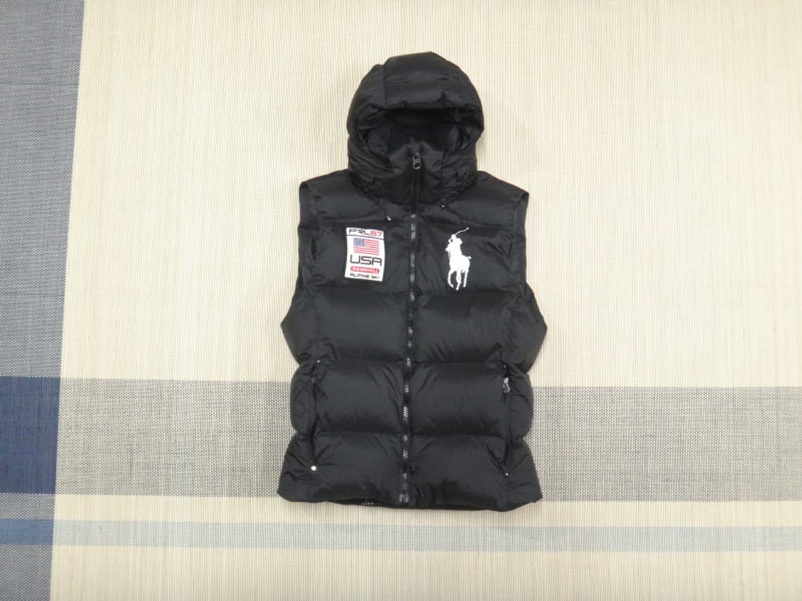 (S) 폴로랄프로렌 빅포니 자수 여성 패딩 베스트 상품이미지1