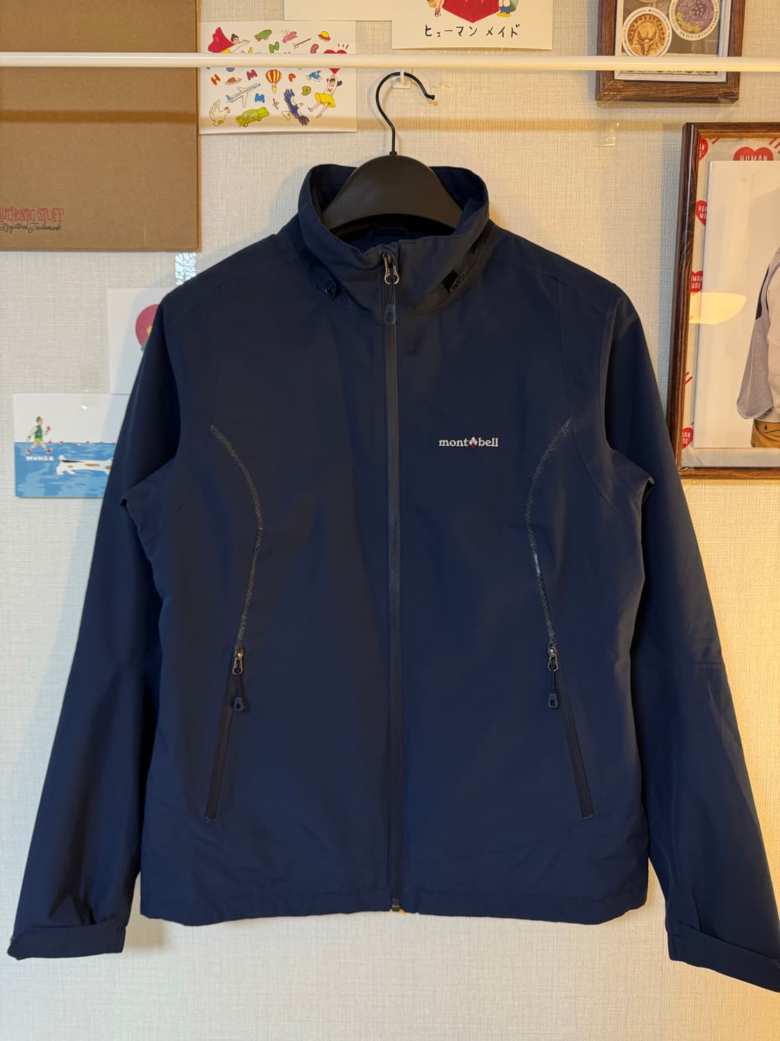 [M]mont-bell 몽벨 방수 바람막이 자켓 네이비 상품이미지1