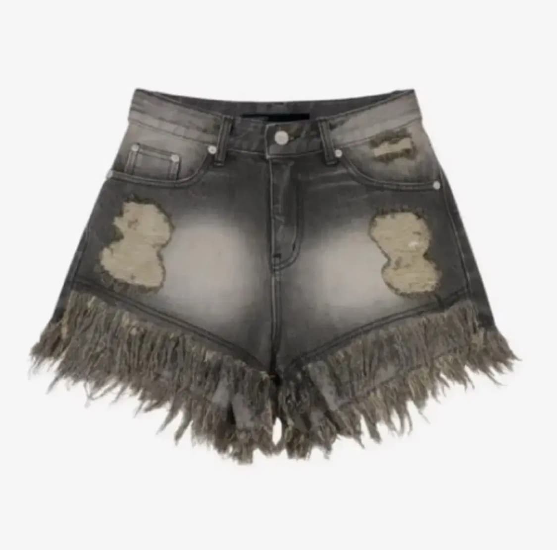 보헤미안서울 보헴서 데미지 워싱 쇼츠 그레이 s 23ver 상품이미지1