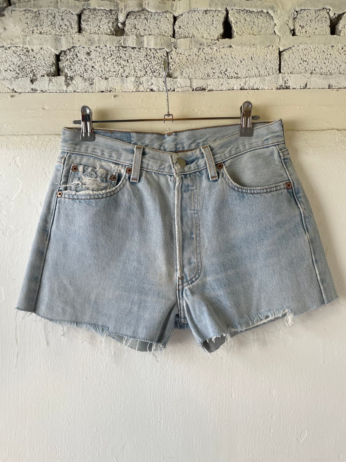 1990's Vintage Levi’s 501 Denim Shorts 상품이미지5