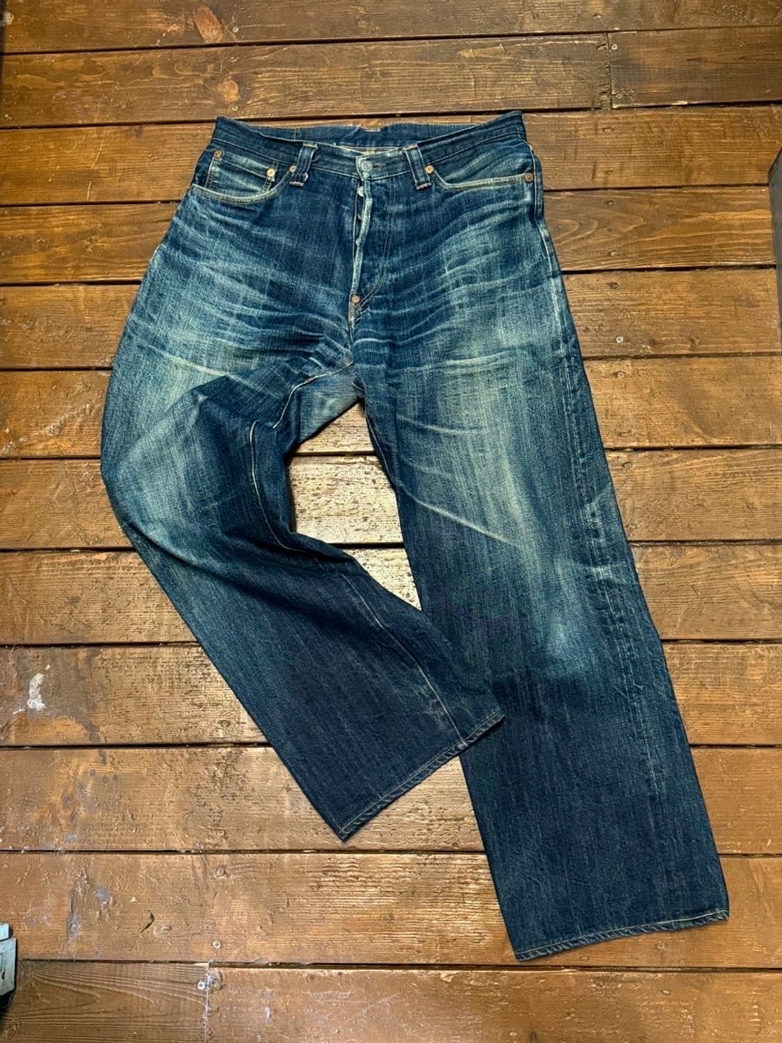 조맥코이 Joe Mccoy Lot.900s 와이드 스트레이트핏 셀비지 데 상품이미지1