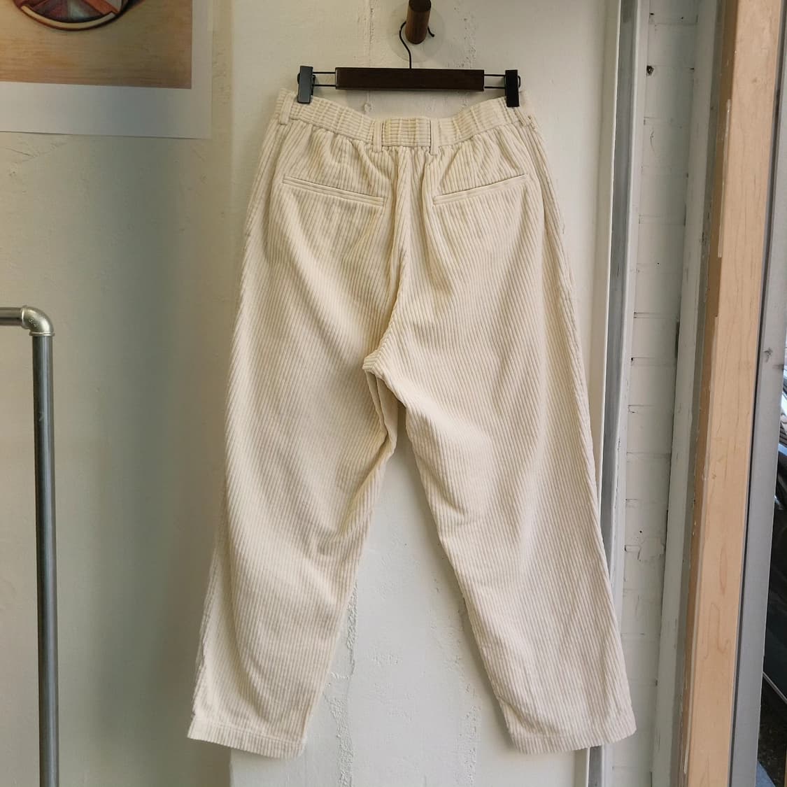 GU 크림화이트 코듀로이 팬츠 상품이미지7