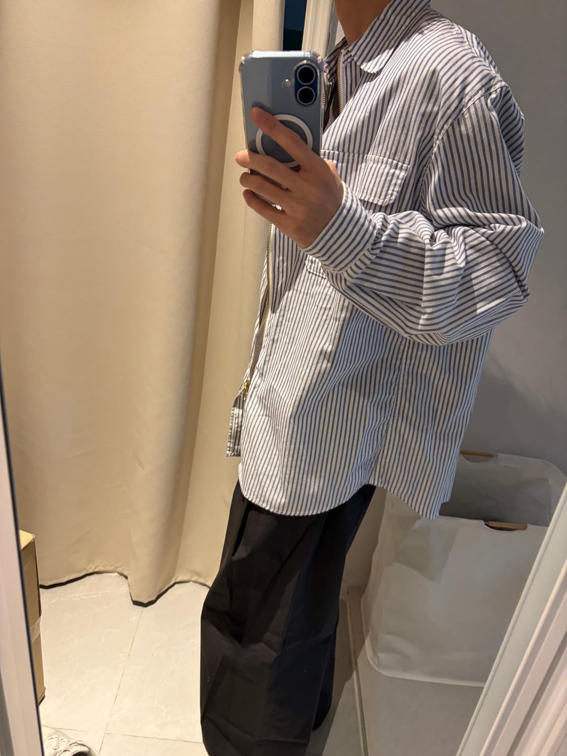 캐피탈 스트라이프 드리즐러 워크셔츠 상품이미지7