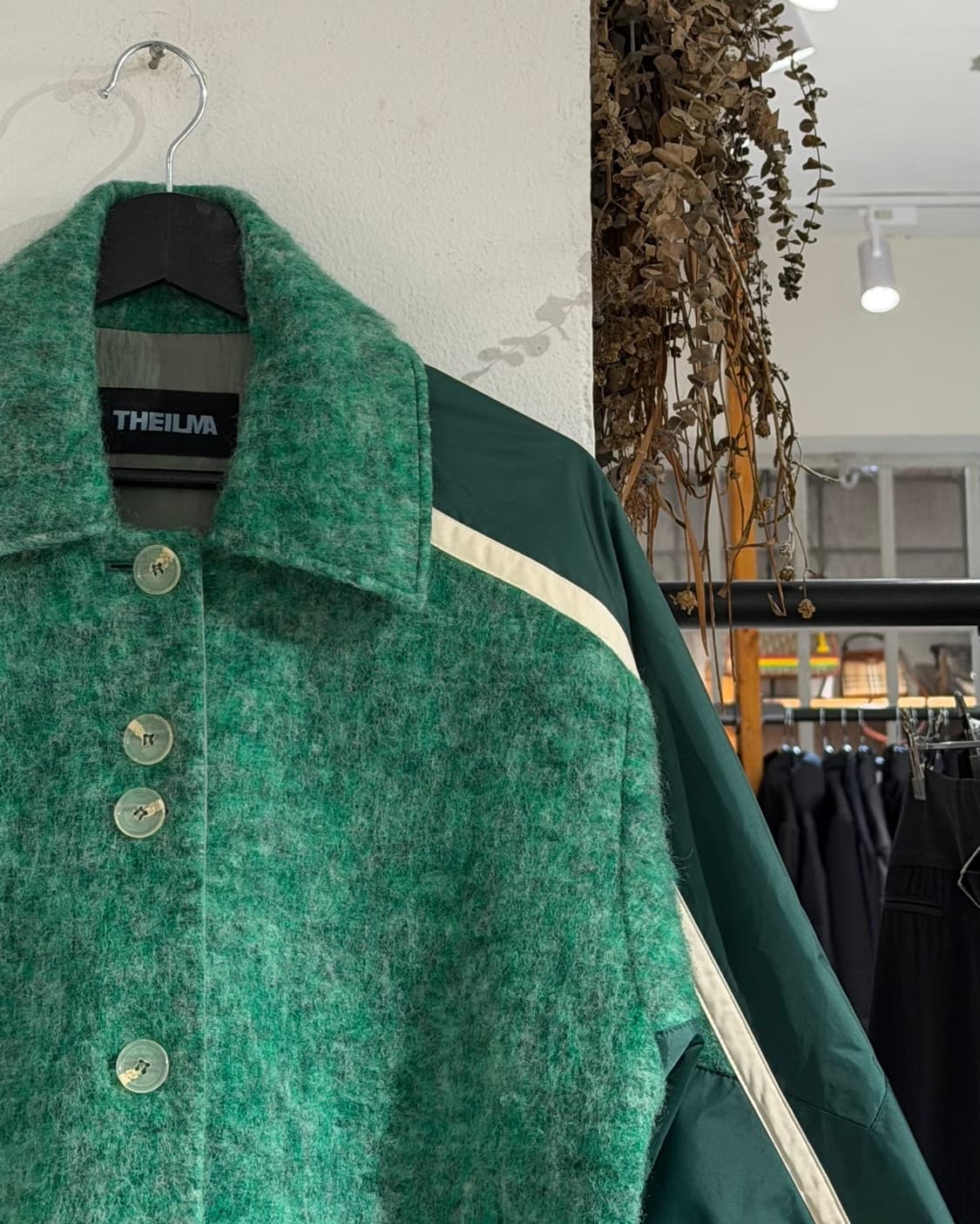 더일마 그린 울 블랜드 자켓 상품이미지3