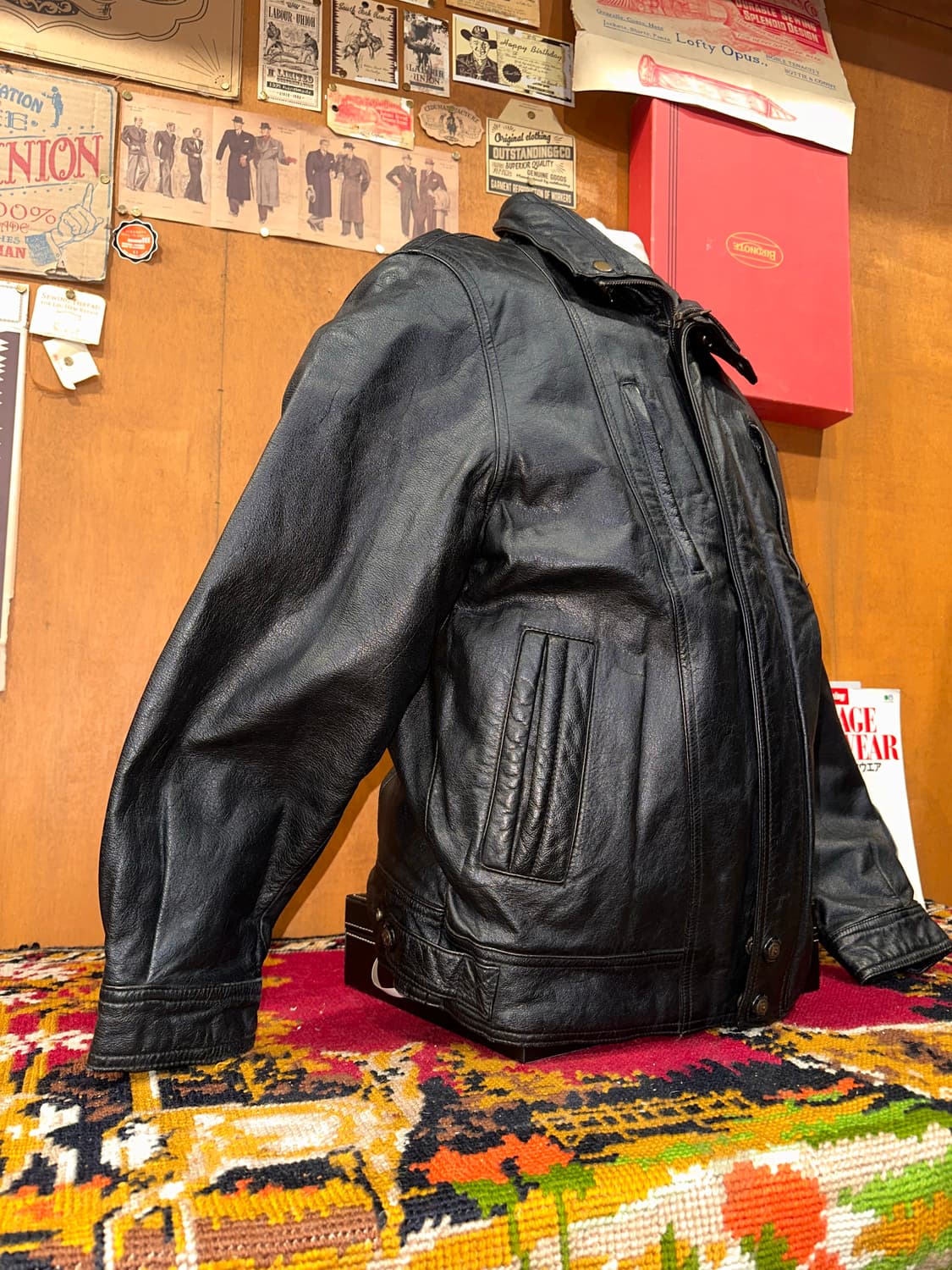 ( M-L ) 가죽자켓 레더자켓 바이커자켓 양가죽자켓 라이더자켓 상품이미지2