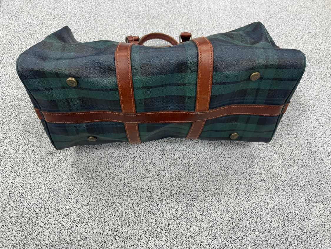 폴로 랄프로렌 90s PVC 타탄 보스턴백 상품이미지4