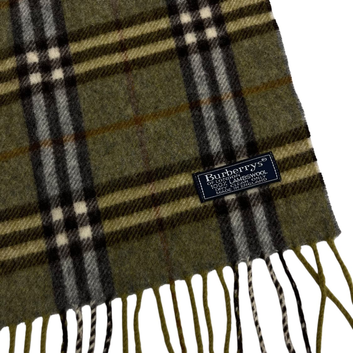 버버리 그린 노바체크 램스울 머플러 상품이미지5