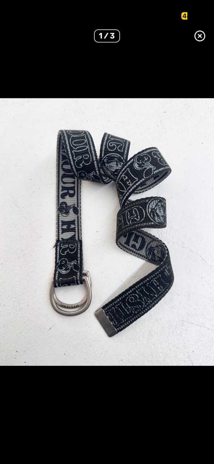 히스테릭 글래머 시그니처 코튼 벨트 상품이미지1