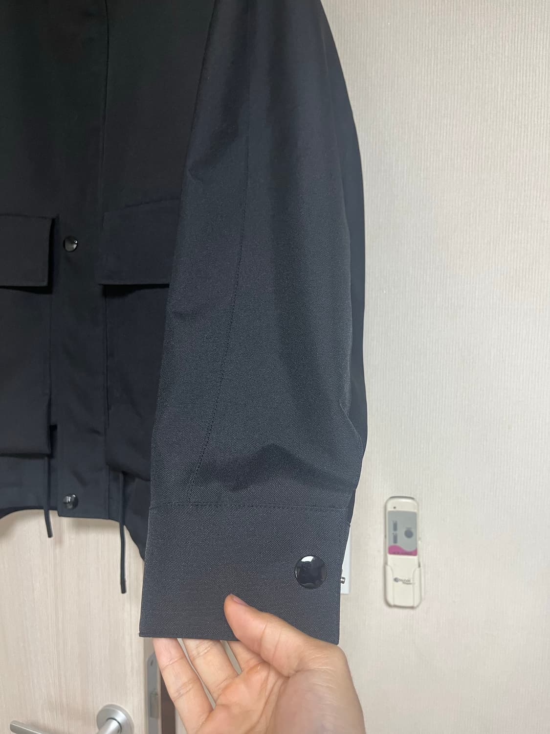 솔리드옴므 쉘파카 블랙 상품이미지3
