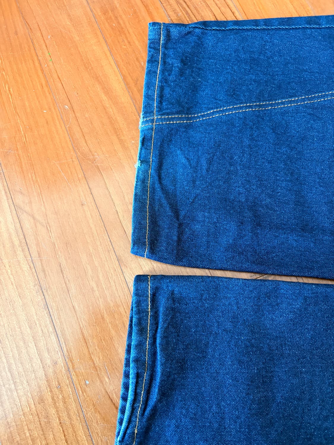 [50] 아이엘 커브드 팬츠 인디고 상품이미지3