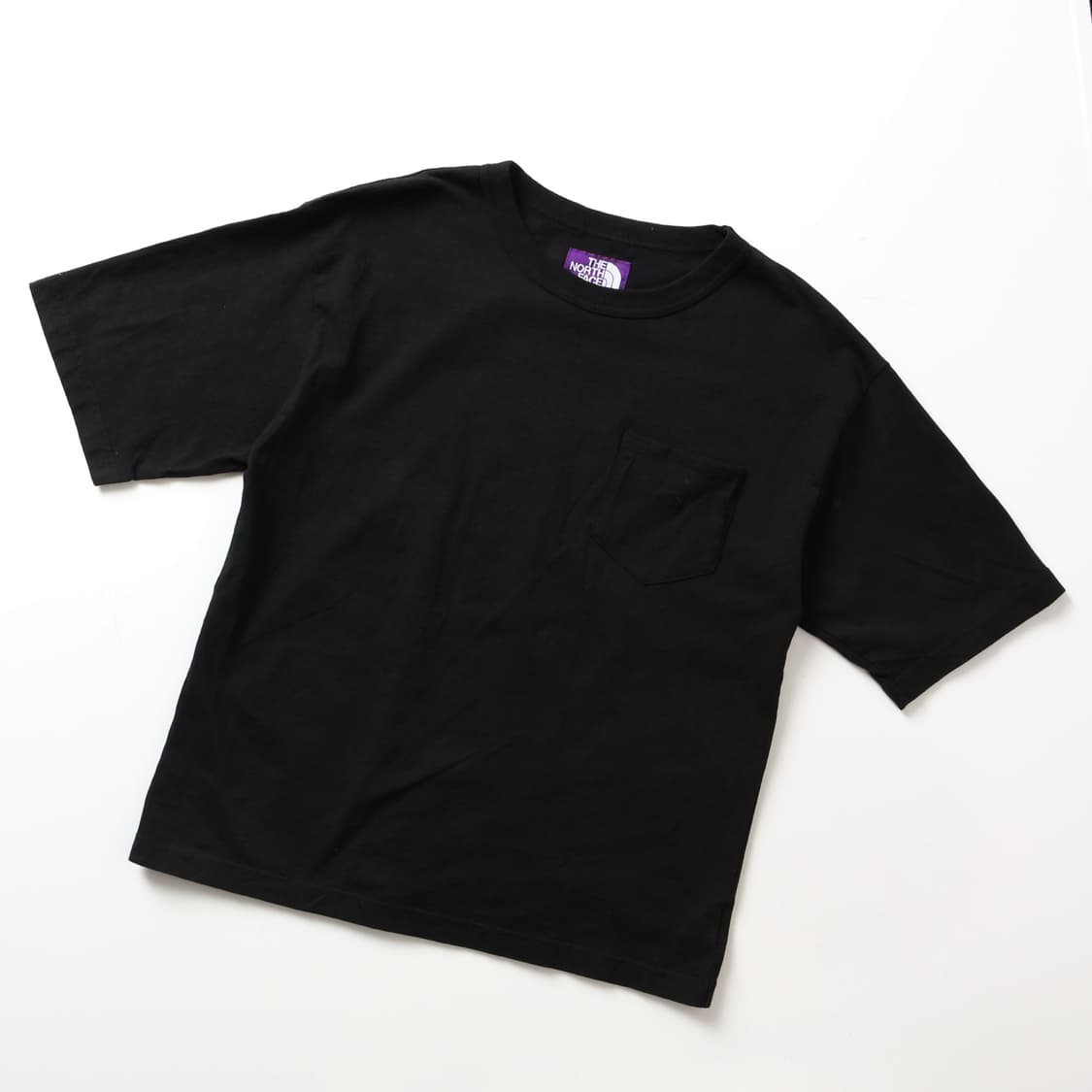  노스페이스 블랙 하프 티셔츠   상품이미지1