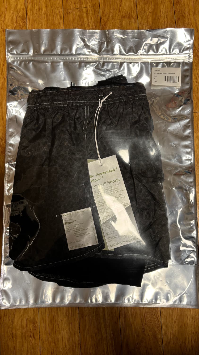 새티스파이 리포지드 리피3인치 트레일 쇼츠 블랙 레오파드 M 상품이미지3