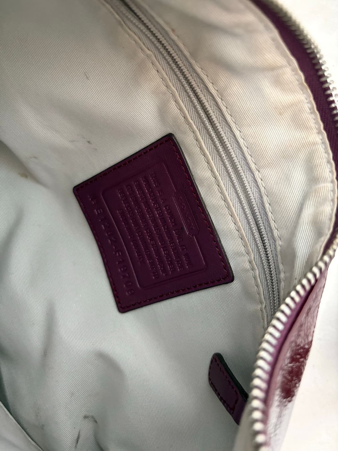 Coach wine 2way shoulder bag 상품이미지7