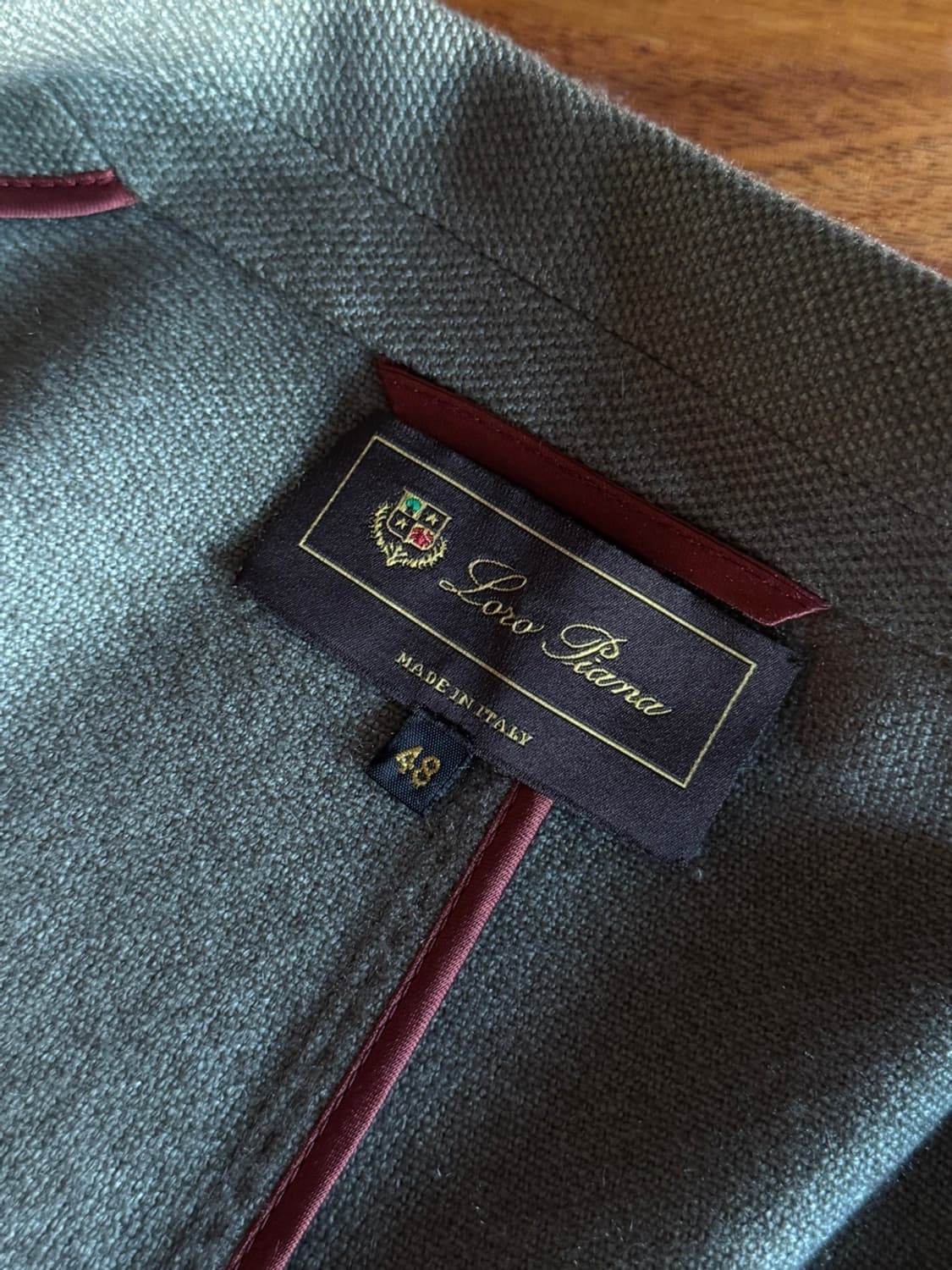 로로피아나 캐시미어 더블 브레스티드 자켓 100 상품이미지3