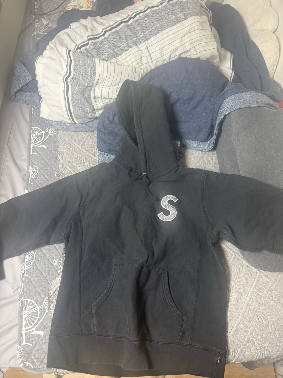 슈프림 S로그 후드티 블랙,그린 상품이미지8