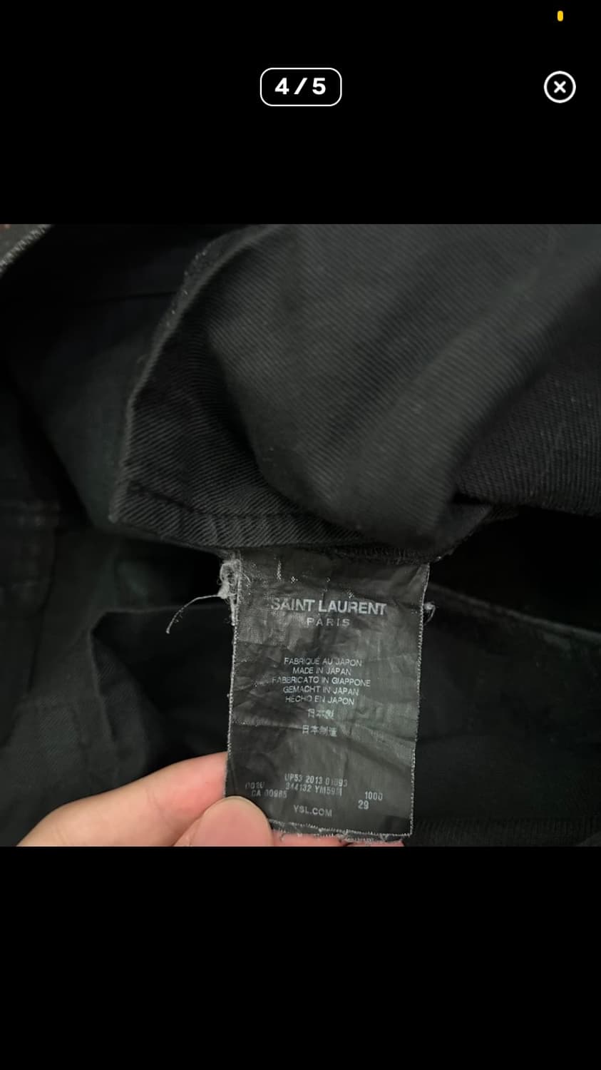 Saint laruent 생로랑 에디슬리먼 블랙진 29 상품이미지4