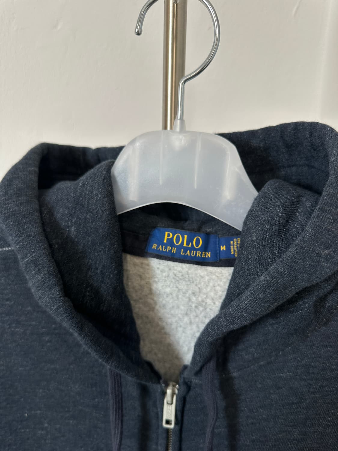 Polo 폴로랄프로렌 신형라벨 딥블루 후드 집업 M 상품이미지4
