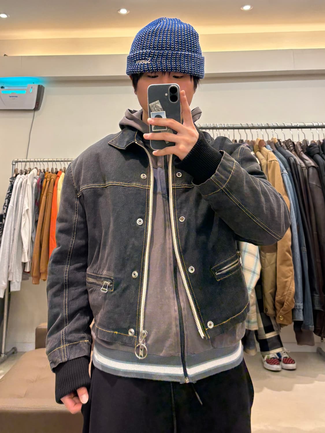 마리아노 데님 항공점퍼 상품이미지9