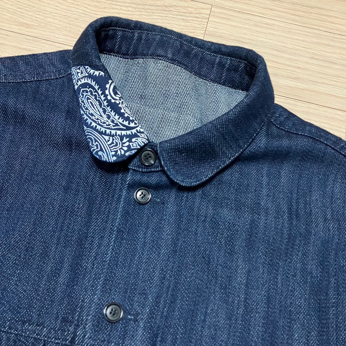 이스트오캄 x 몬스터쏭 데님 트러커 자켓 상품이미지5