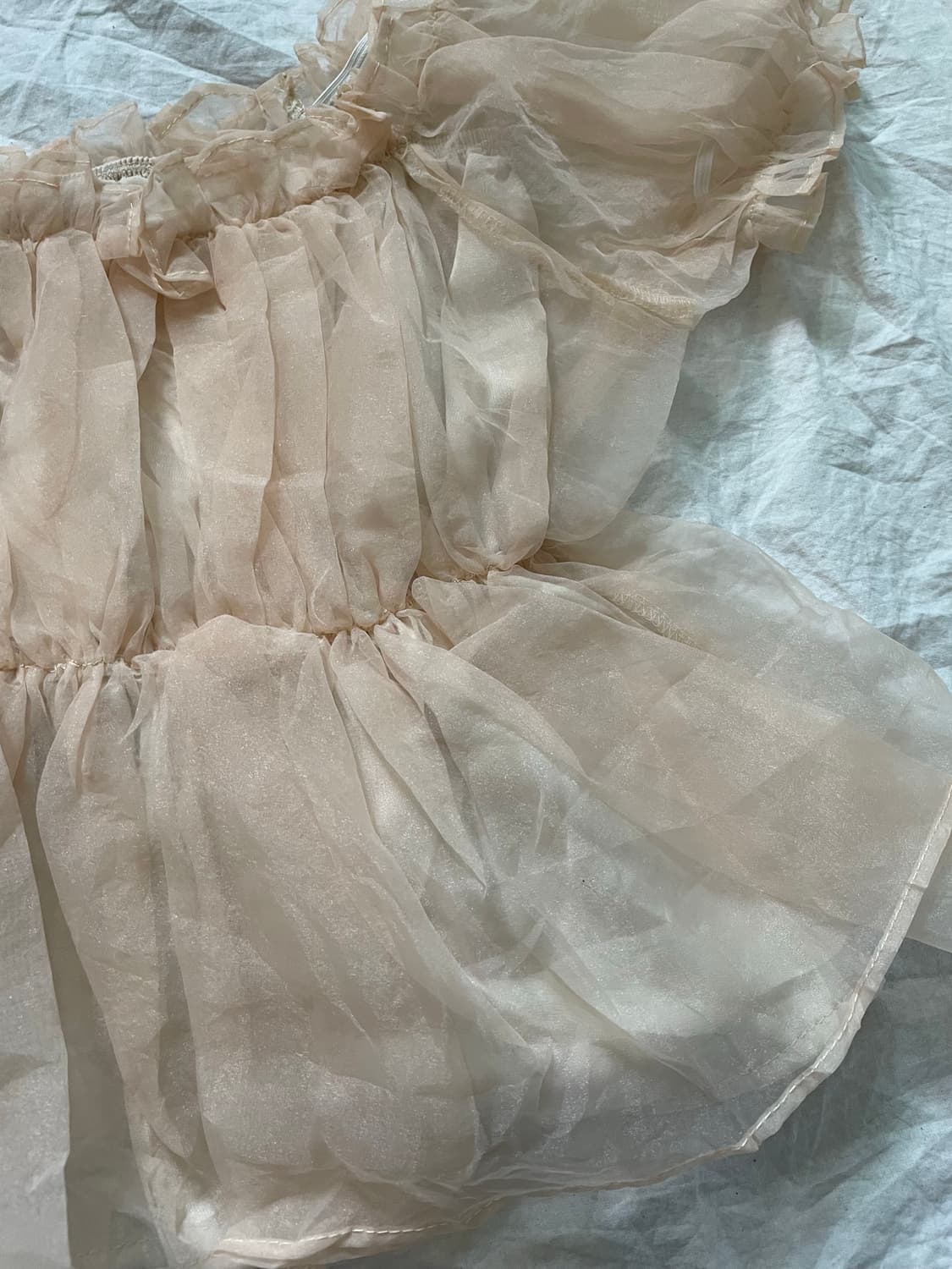 Grl 페어리 퍼프 오프숄더 블라우스 상품이미지3