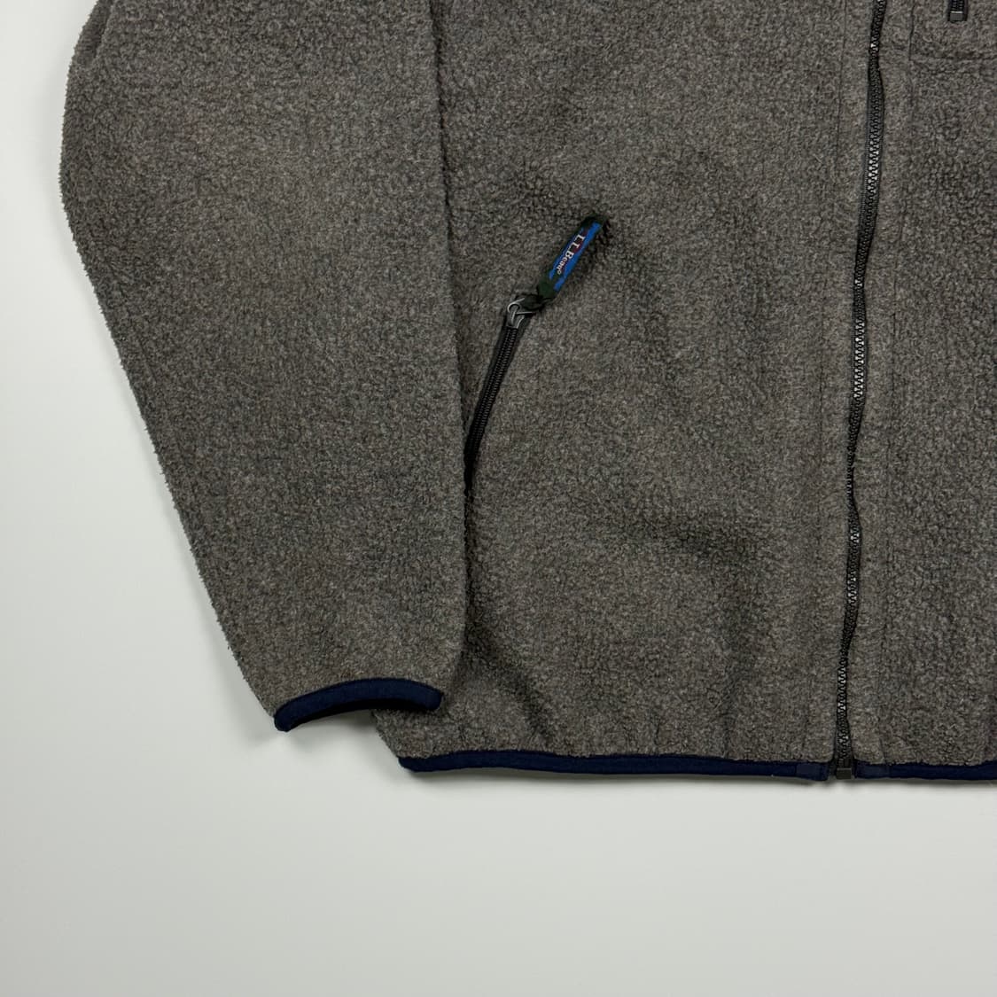 (110) 80s 엘엘빈 플리스 자켓 다크그레이 상품이미지4