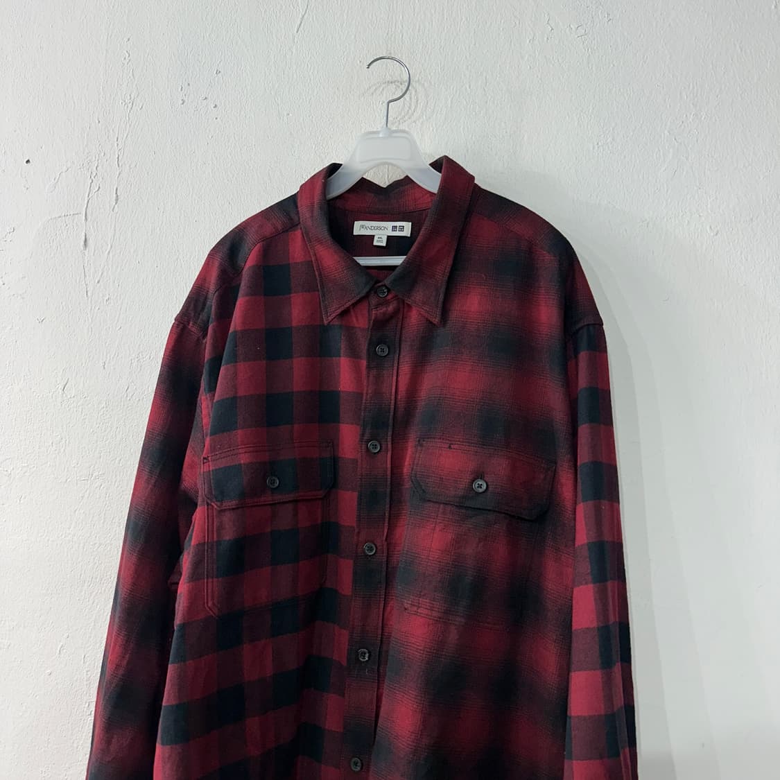 유니클로 x JW앤더슨 체크남방 4XL 상품이미지2