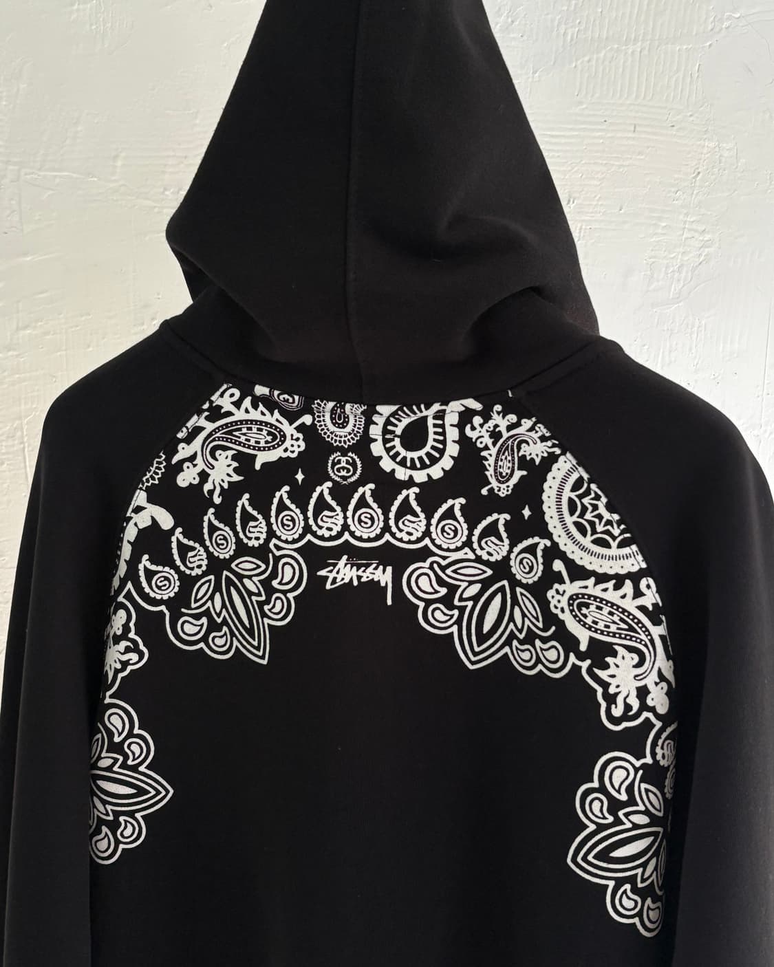 Stussy 스투시 00‘ 페이즐리 블랙 후드 집업  상품이미지3
