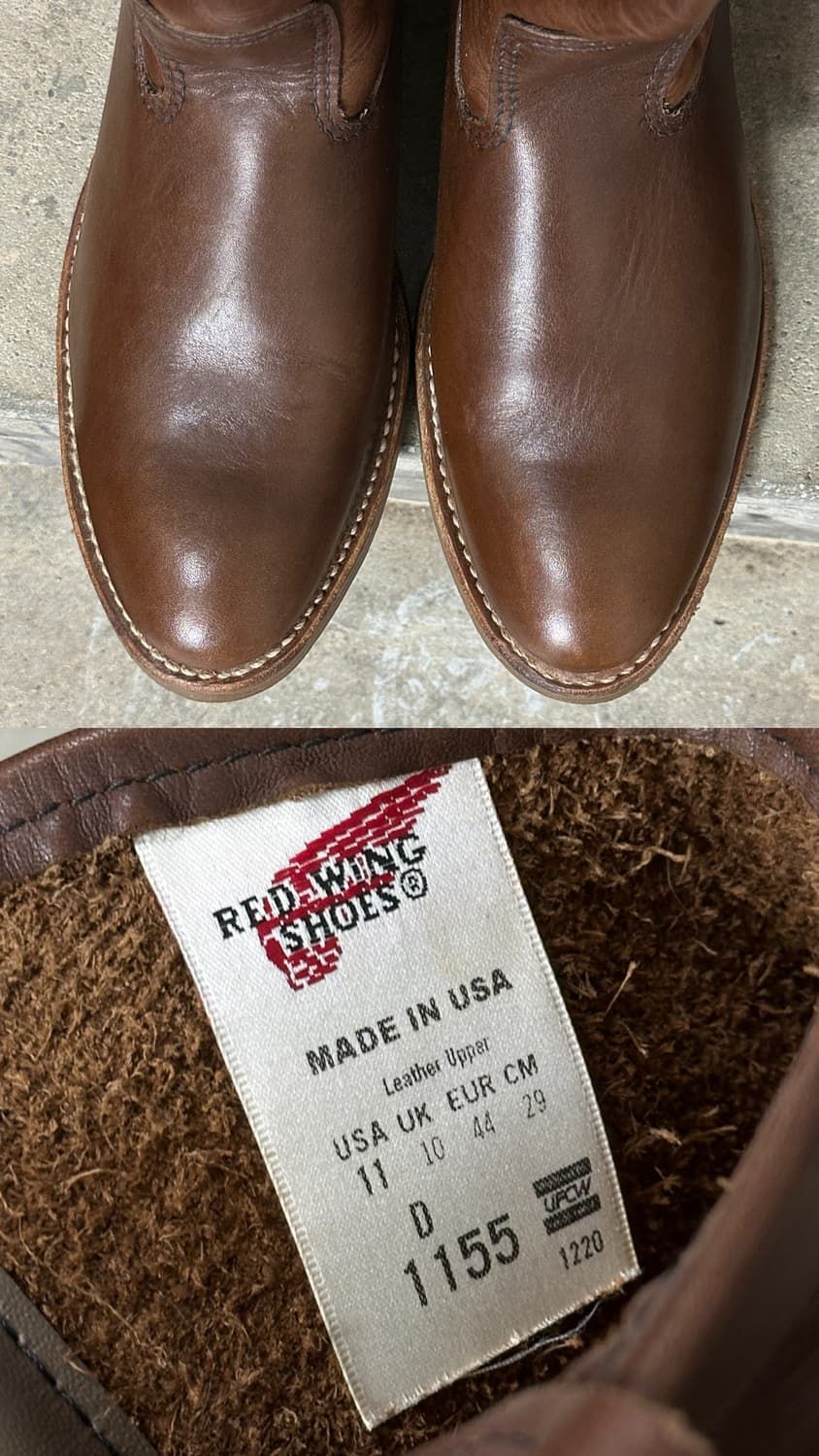 OG USA Made 레드윙 1155 페코스 웨스턴 부츠 상품이미지9