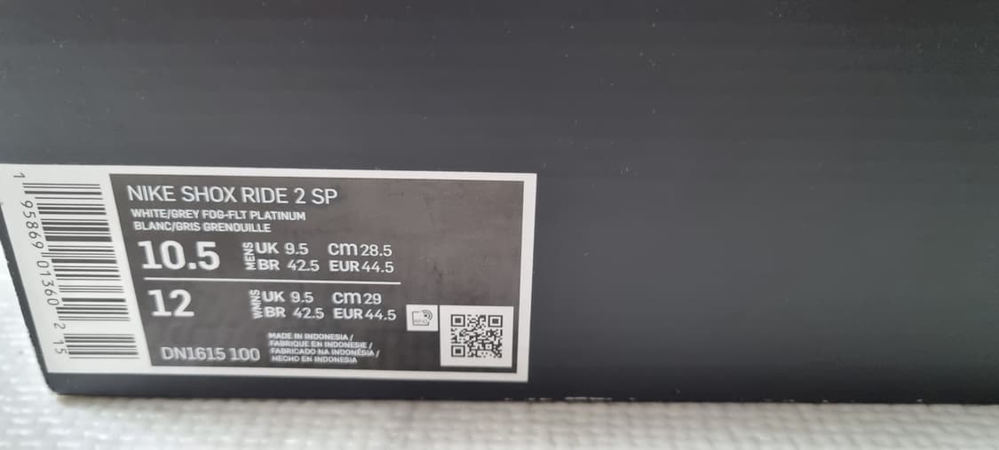 나이키 슈프림 샥스 라이드 2 sp 화이트 285 상품이미지9