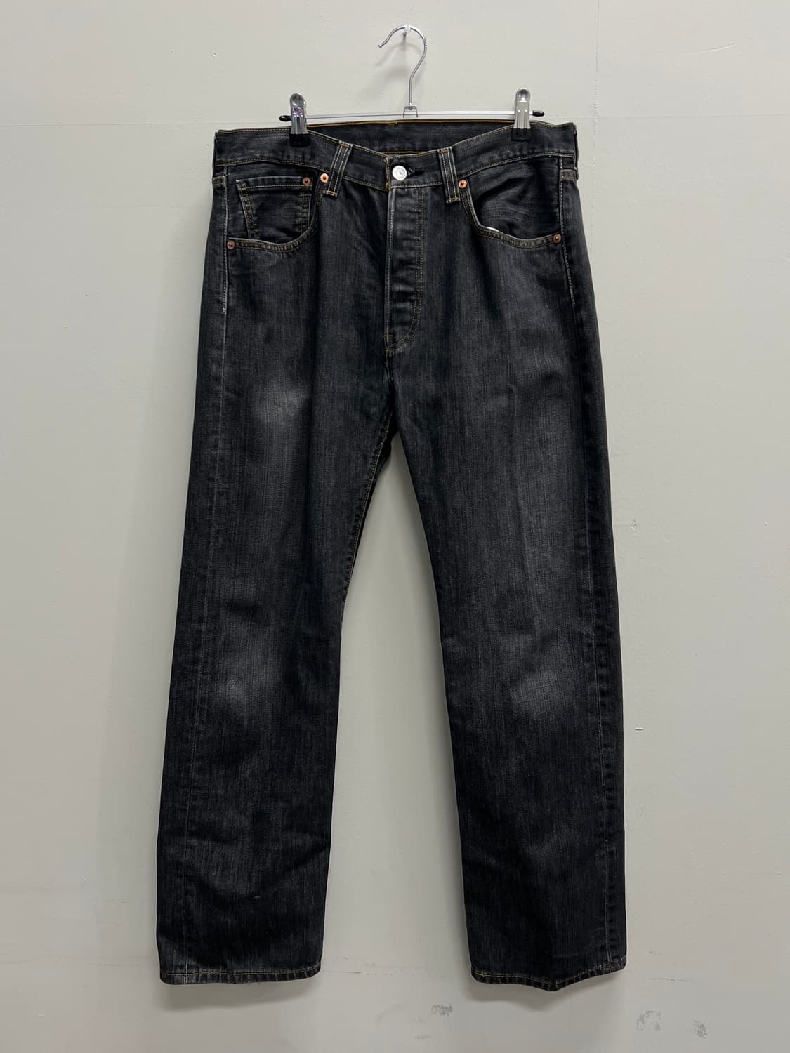 00s 리바이스 501 흑청 데님 팬츠 Made in Mexico 상품이미지2