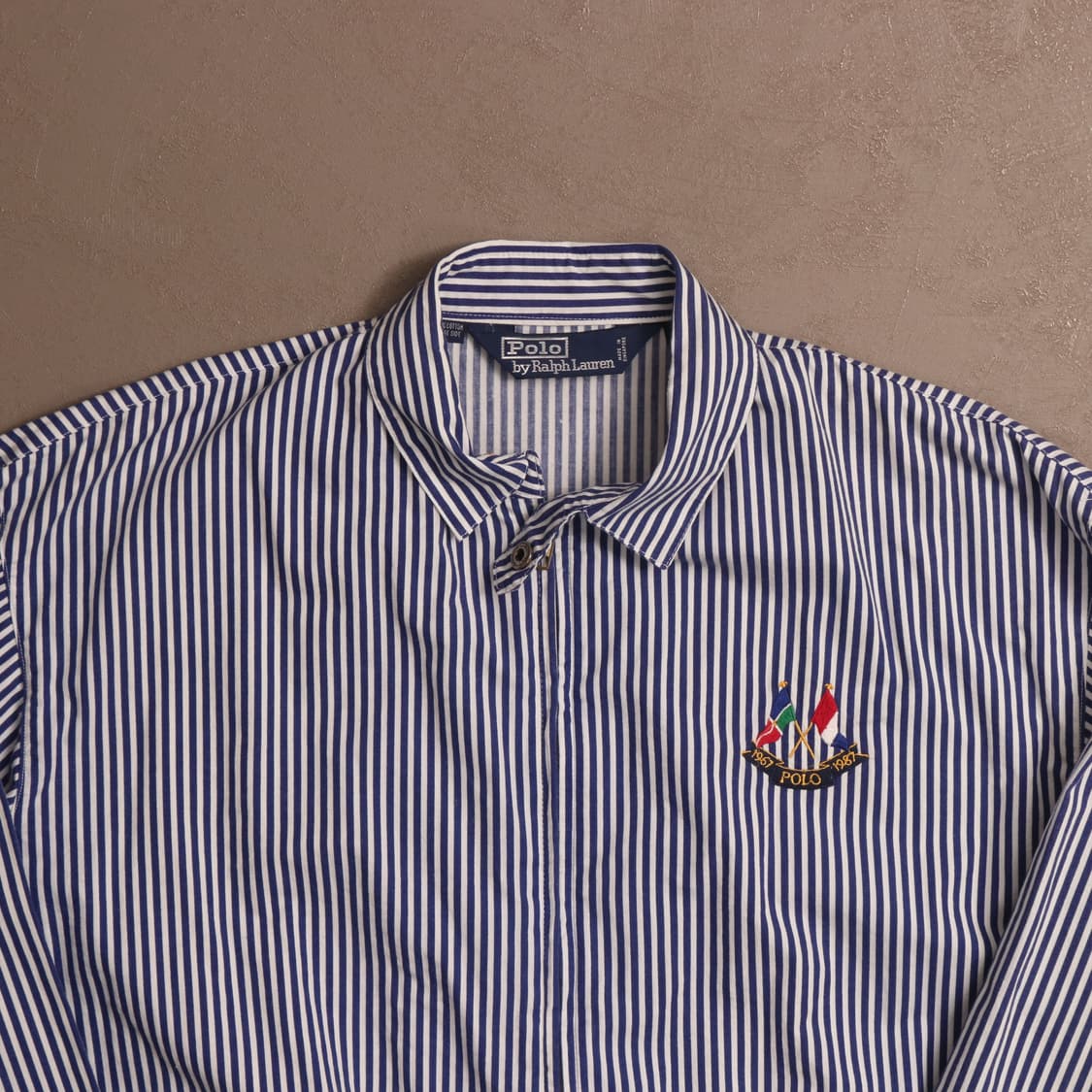 90'S 폴로 랄프로렌 시어서커 블루종 자켓 A1350 상품이미지2