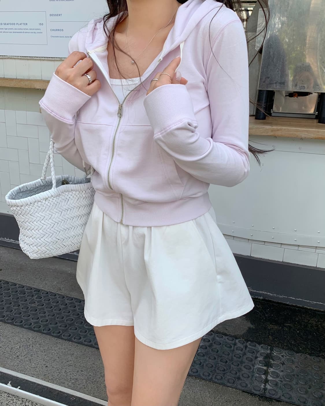 리즈 Leeds Irene zip-up hoodie 상품이미지3