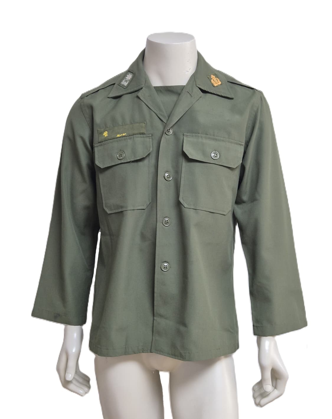 육군 구형 의무 소령 민무늬 전투복 상의 자켓 (M) 상품이미지1