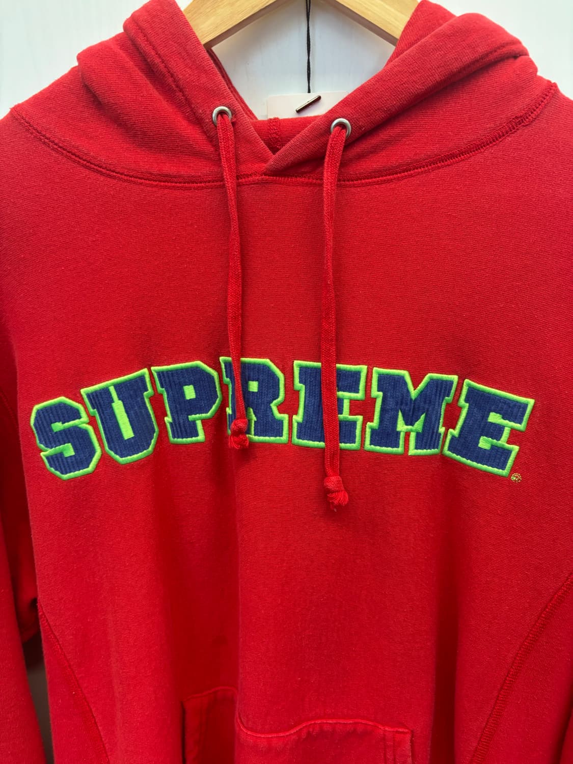 Supreme college logo hoodie 상품이미지2