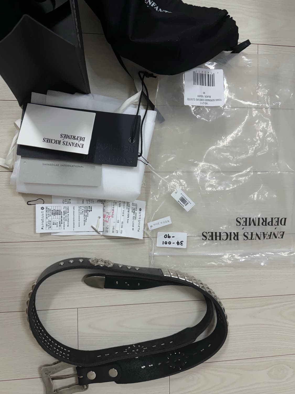 90)앙팡리쉬데프리메 텍사스 세레나데 벨트 상품이미지2