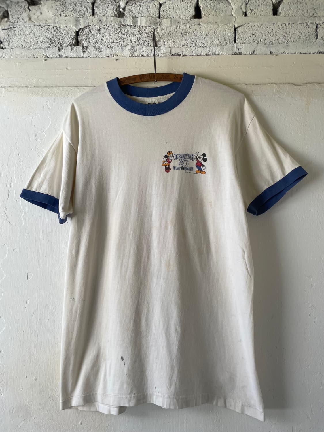 1980's Vintage Disneyland Ringer T-shirt 상품이미지1