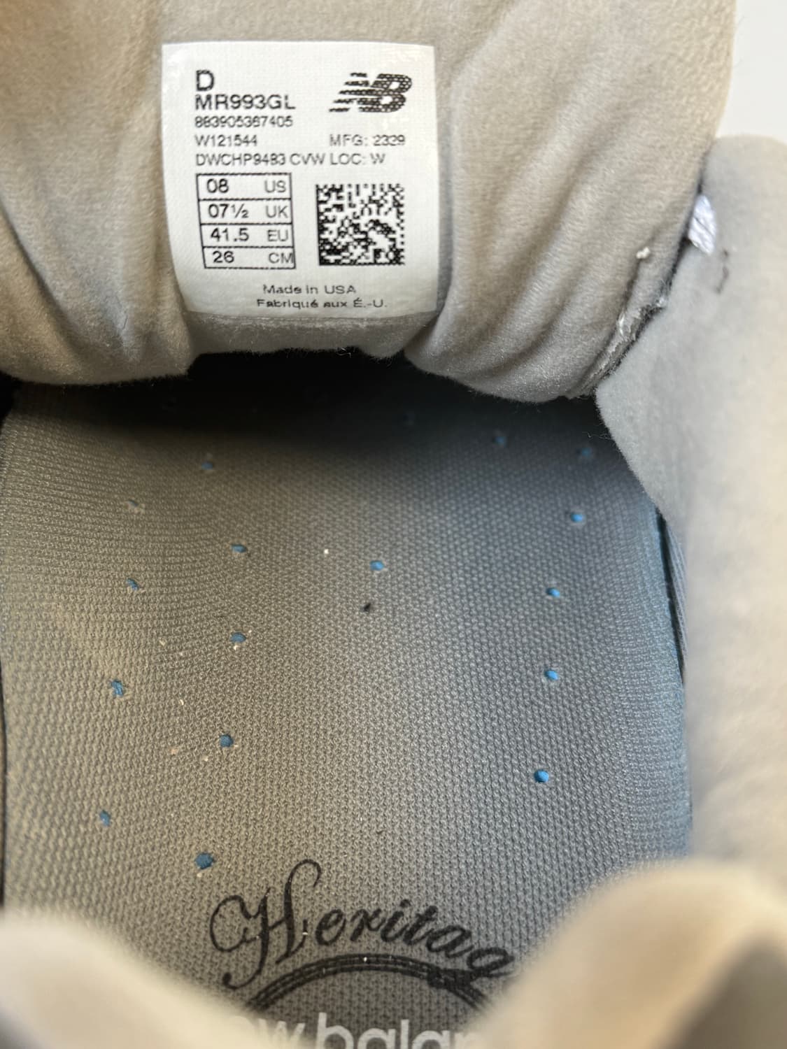 [260] 뉴발란스 993 Made in USA Grey - D Stan 상품이미지5